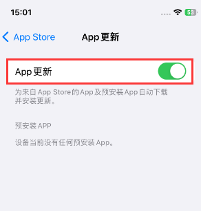 永嘉苹果15维修中心如何让iPhone15APP自动更新